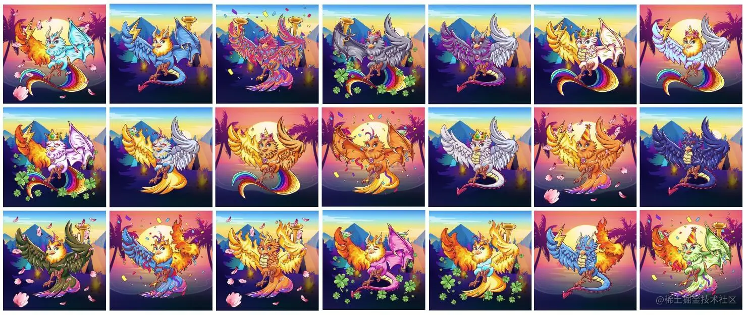 Unique Kanaria birds