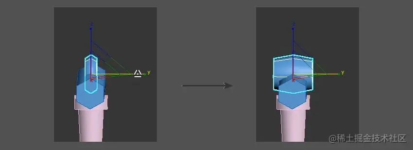 调整 Y 轴上的形状