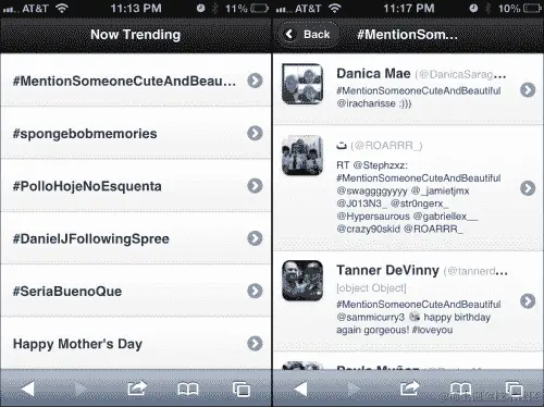 连接到 JSON API（Twitter）