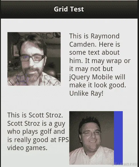 使用网格布局内容