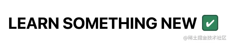 Learn Something New Checked