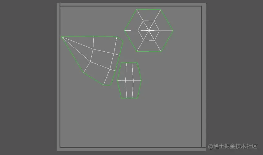 在 UVW 编辑器中排列 UV