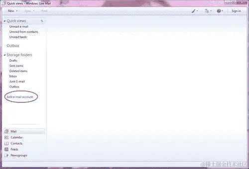 通过 Windows Live Mail 使用 POP3 检索电子邮件