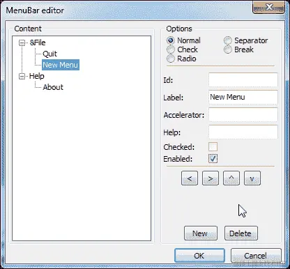 使用 wxSmith 进行快速应用程序开发