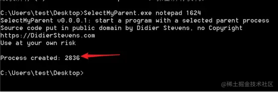 红队技术-父进程欺骗（ MITRE ATT&CK框架：T1134）1691.png