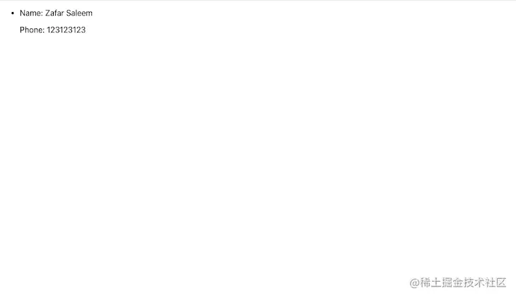 Browser Output Final Output