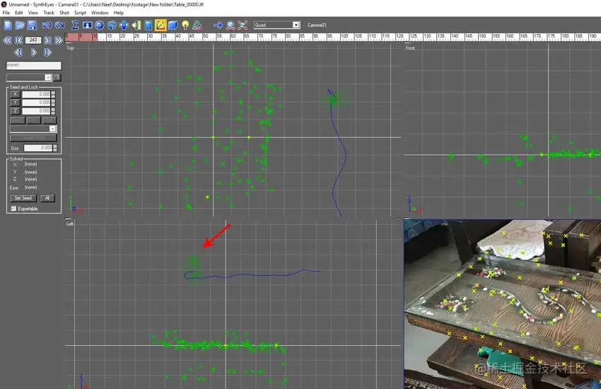 Ready to export the camera to Max