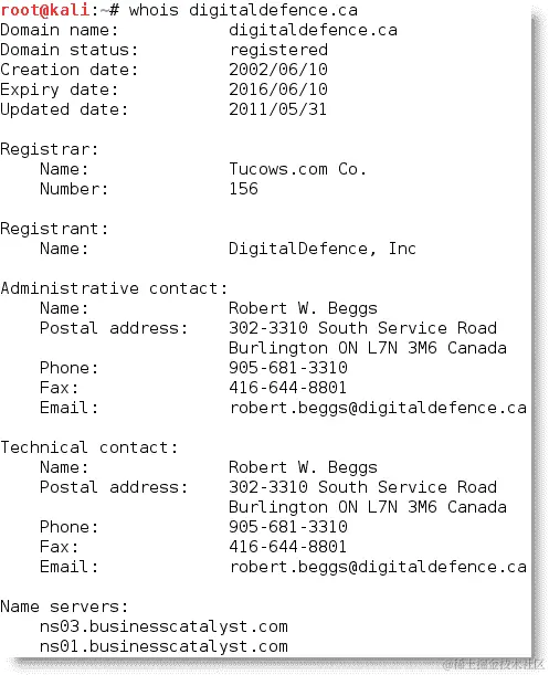 WHOIS