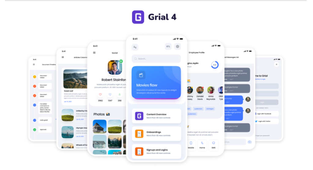 用于 .NET MAUI 的 grial 套件控件