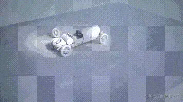 汽车场景制作过程动图