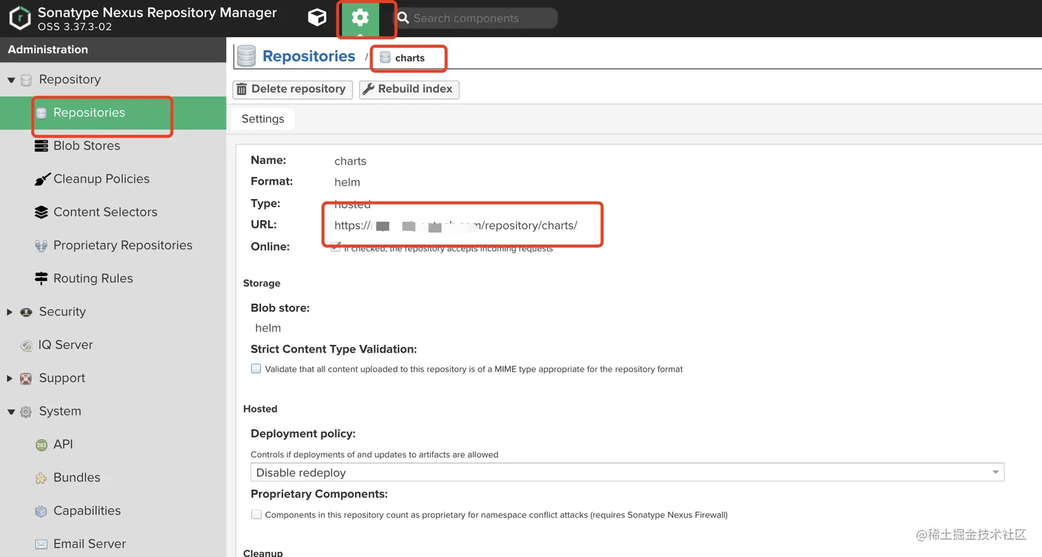 使用 Nexus 作为 helm repo使用 Nexus 作为 helm repo 创建仓库 在本地配置 helm3 掘金
