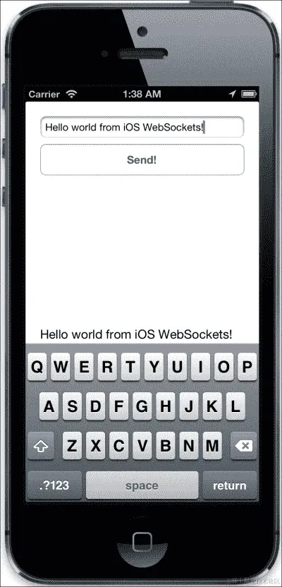 创建 WebSocket iPhone 应用程序