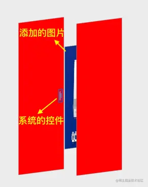 为Button添加图片，进行覆盖