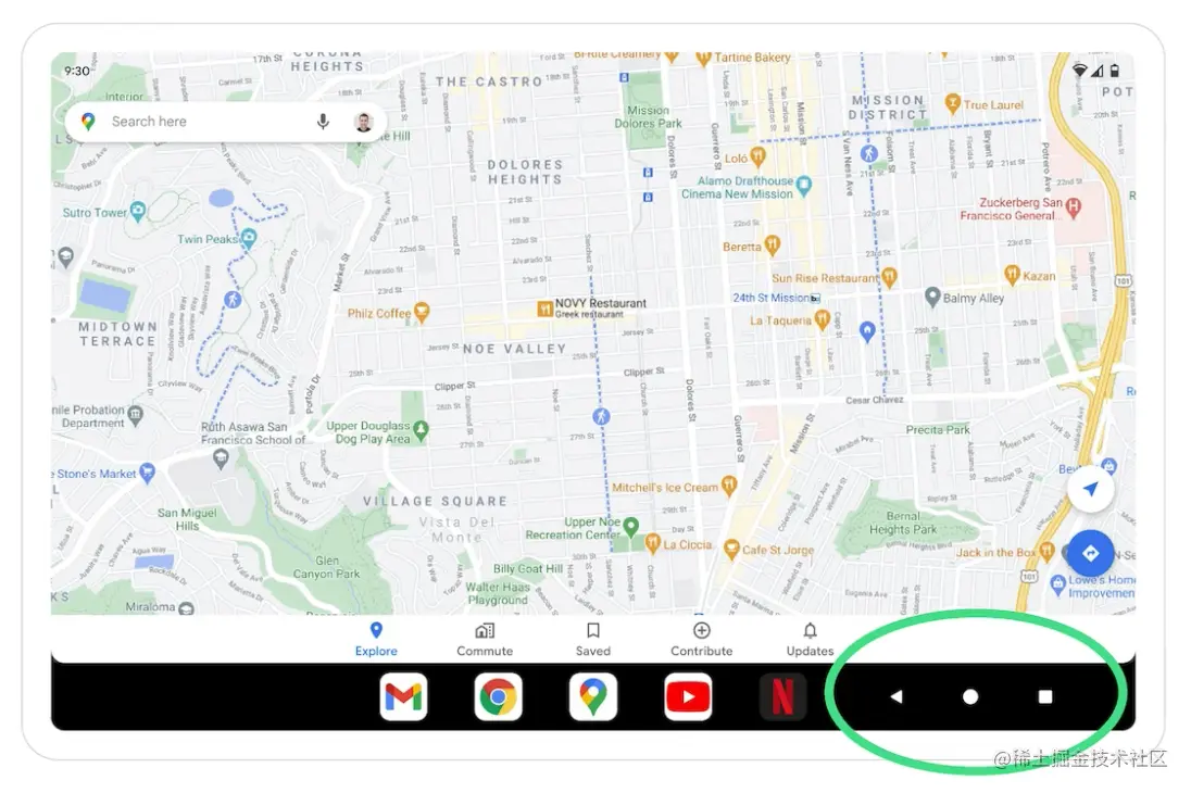 △ 三按钮导航相较之前更易访问