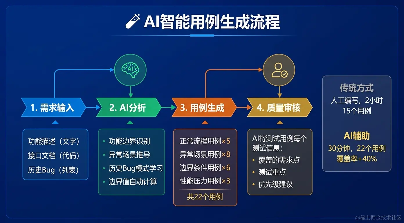 AI智能测试用例生成：从需求到用例的完整流程
