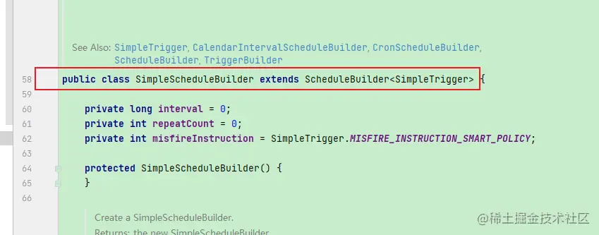 SimpleScheduleBuilder的组成