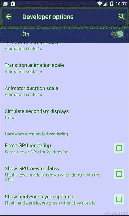 Android 设备调试选项