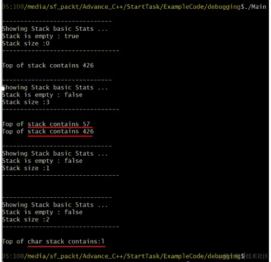 图 7.21：调试器显示 - IV