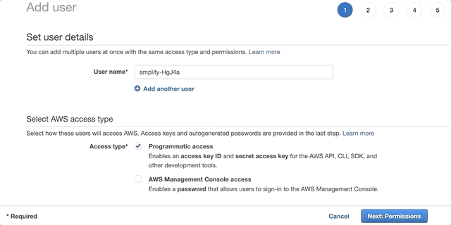 Set Up AWS in Flutter