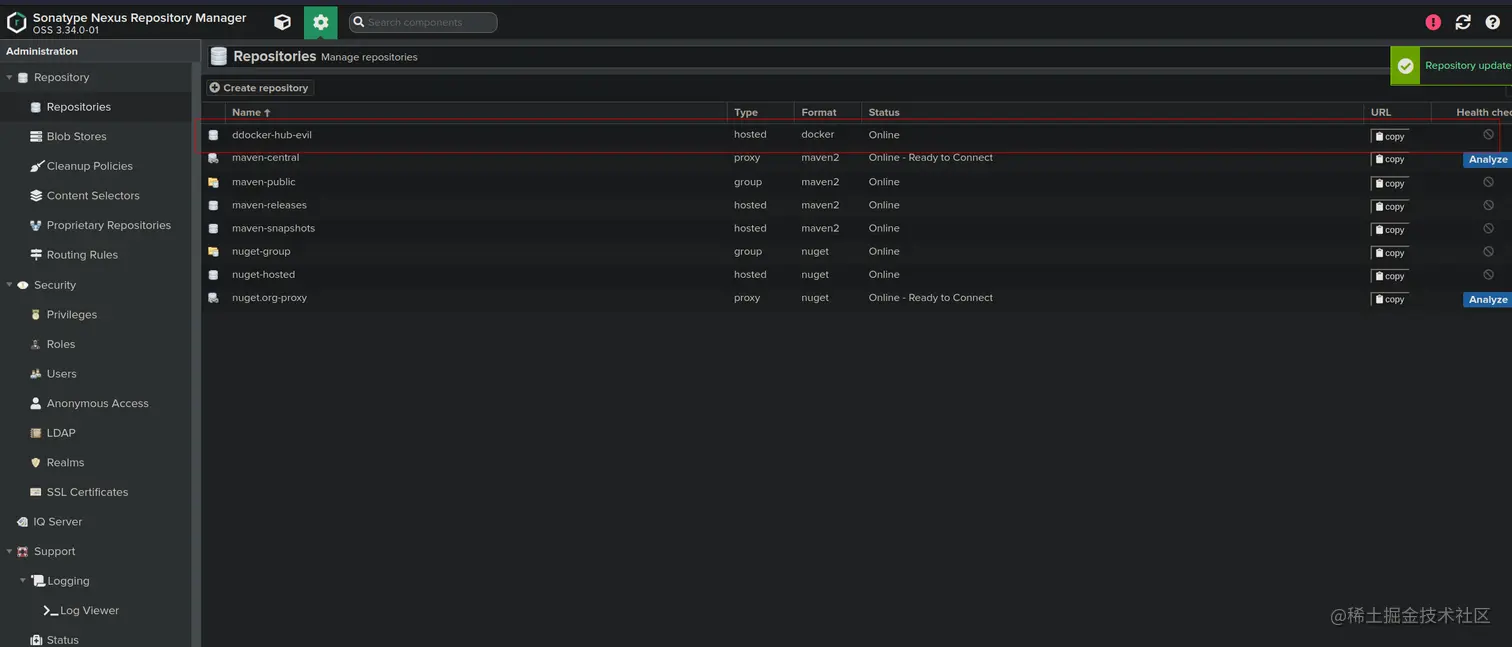 Podman、Docker搭建Nexus3私有Maven、Docker镜像仓库-3
