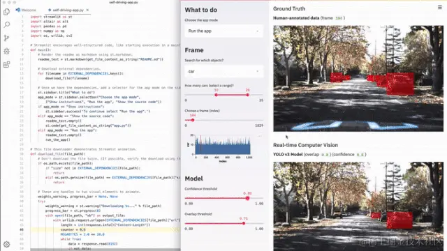 这个 300 行代码写成的 Streamlit demo 结合了语义视觉搜索和交互式神经网络推断。