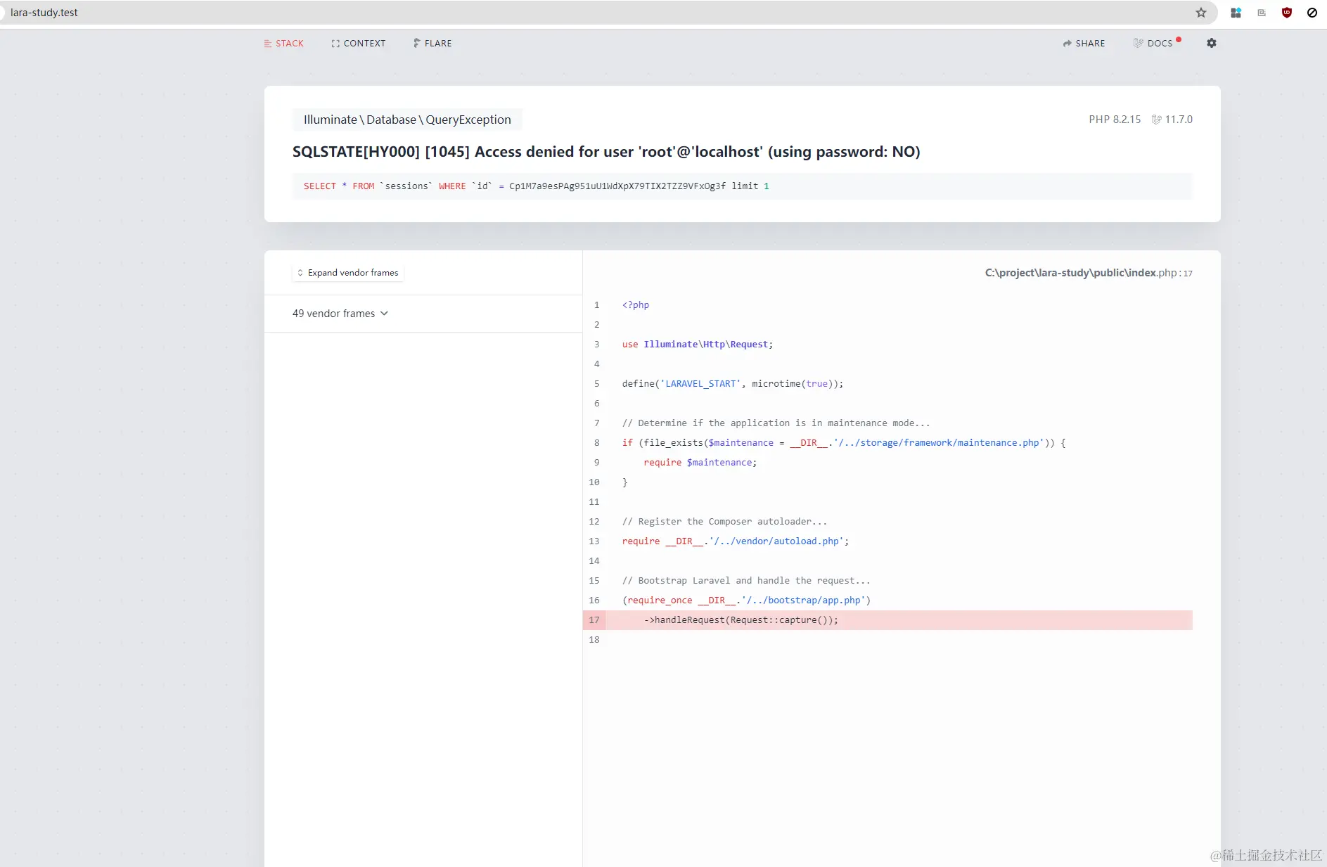 初始化 Laravel 项目laravel 入门学习 创建
