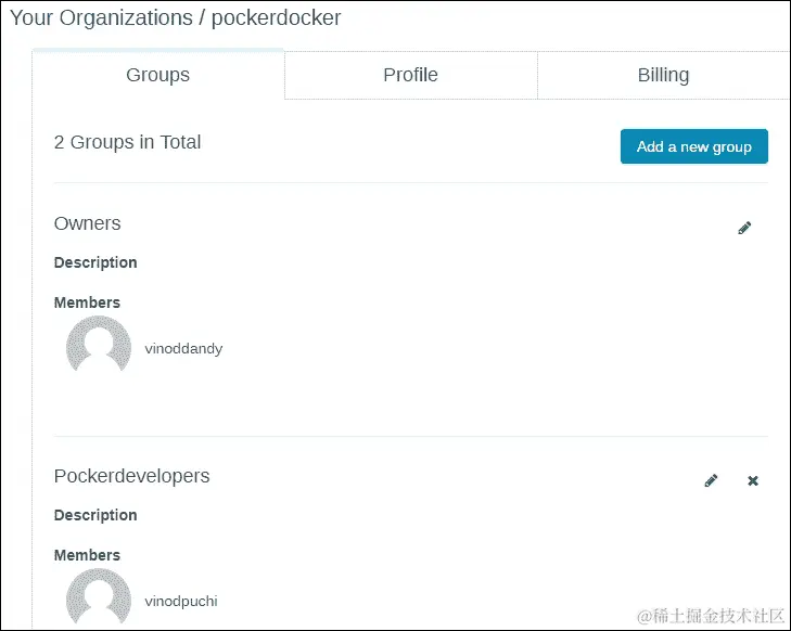 Docker Hub 上的组织和团队