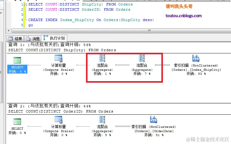 SQL Server 聚合函数算法优化技巧