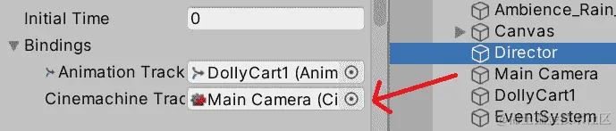 图 12.48 – 使 Cinemachine 轨道控制我们场景的主摄像头