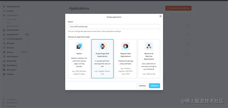 Click on single-page web applications
