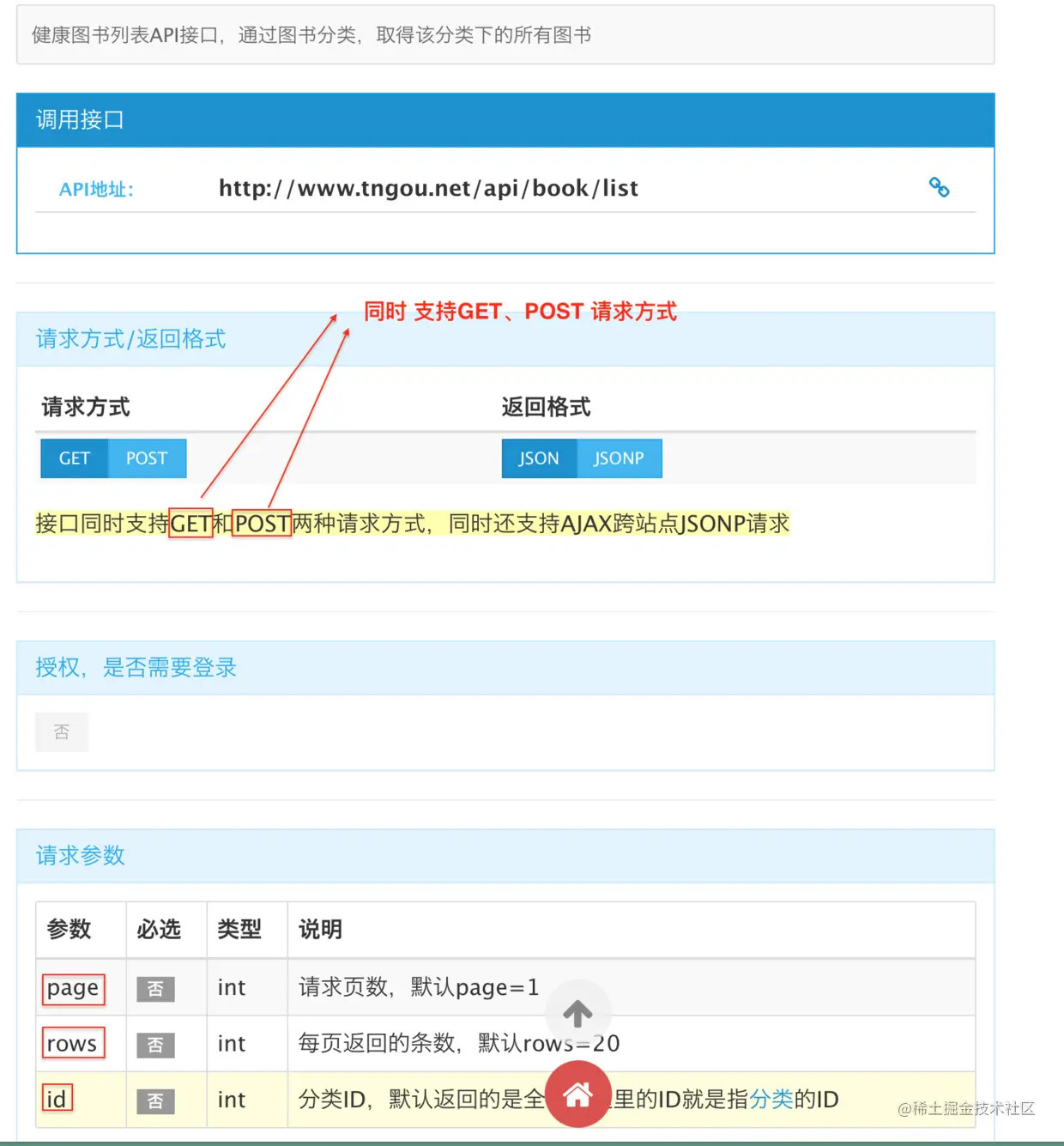 网站随便找的接口 及 请求参数