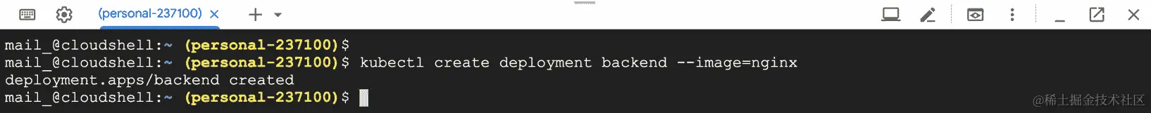 图 5.18：部署创建