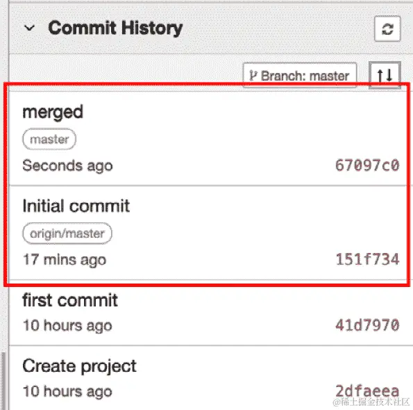 图 8.20 - 合并远程和本地存储库