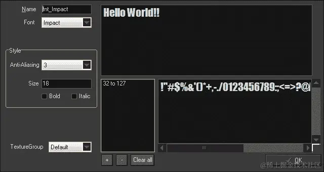 编写文本和字体属性编辑器