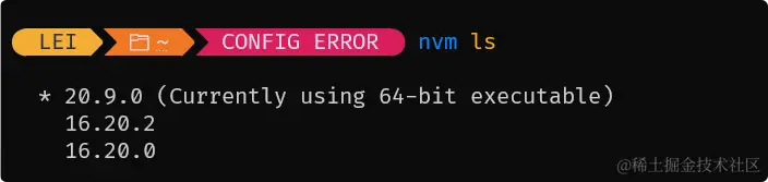 nvm查看node所有安装版本.png