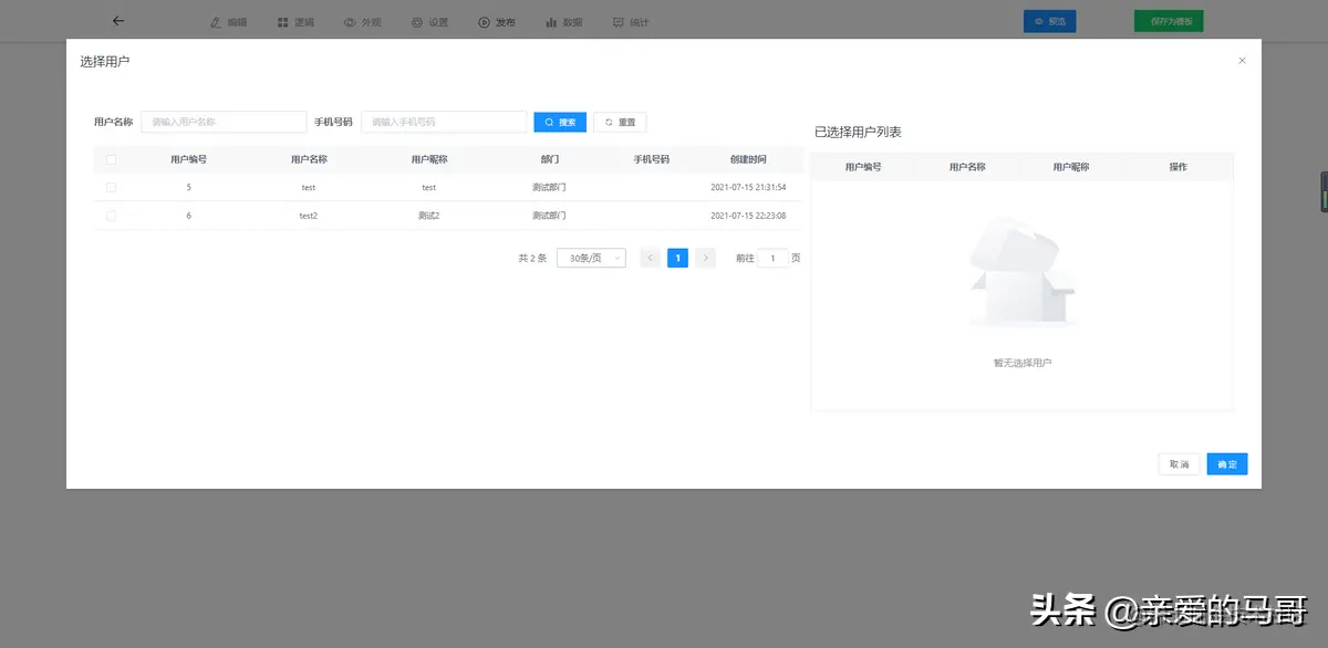 开源软件 | 国产Java开源表单系统TDUCK
