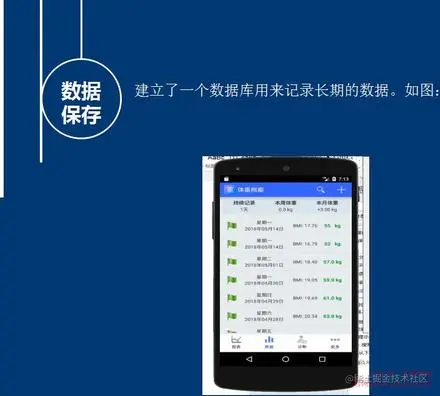 安卓APP源码和设计报告——体重档案APP（含答辩PPT）