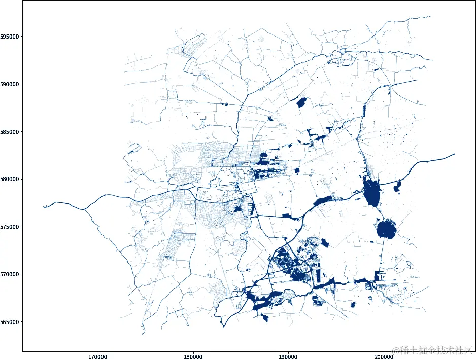 通过地理坐标和 EPSG 投影查看荷兰阿姆斯特丹