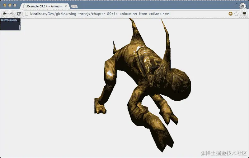 从 Collada 模型加载动画