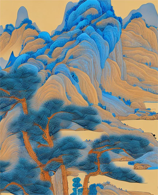 AI作画—中国画之山水画