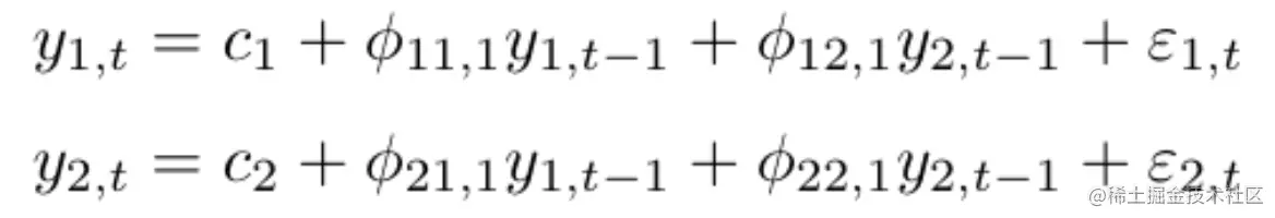 k dimensional var model 