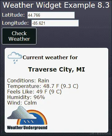 行动时间-调用天气服务