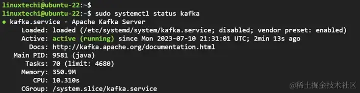 Kafka-Service-Status-Ubuntu