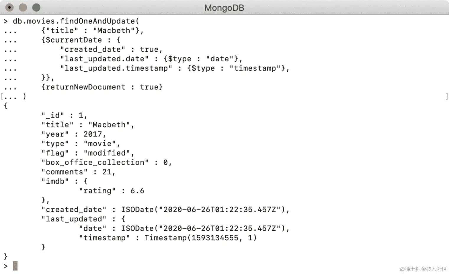 图 5.25：设置当前日期和时间戳