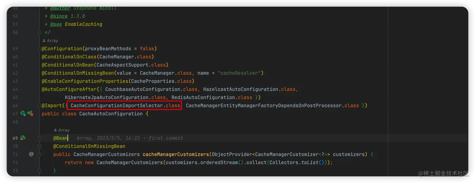 CacheAutoConfiguration.java