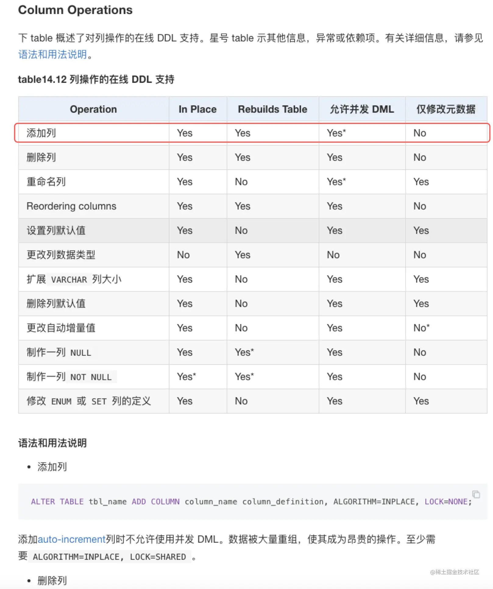 MySQL大表如何加字段(OnlineDDL)MySQL