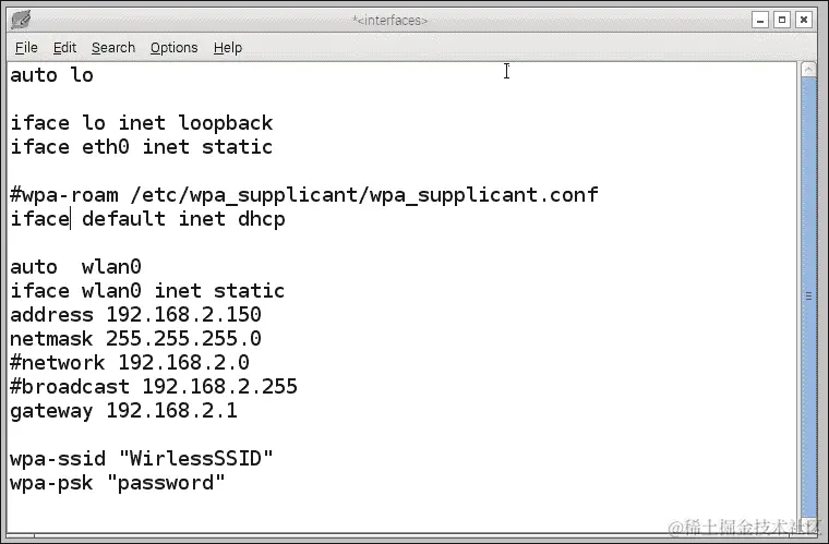 设置静态 IP 地址