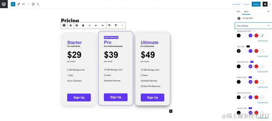Pricing Tables WordPress Plugin – Easy Pricing Tables