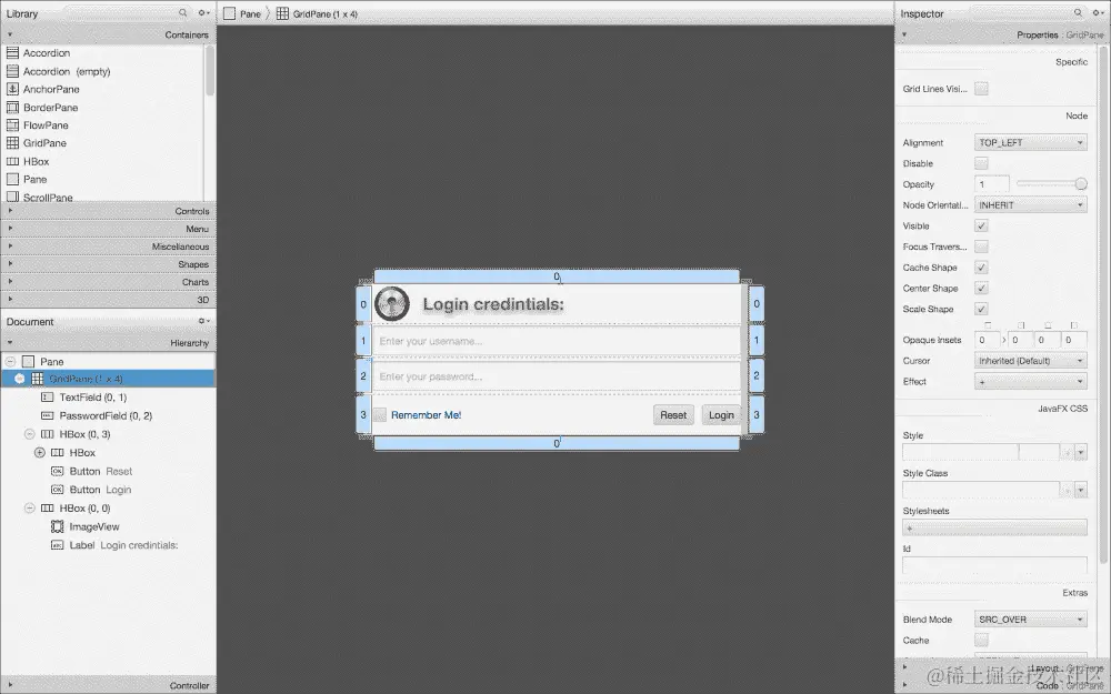 编写登录对话框自定义 UI