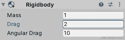 图 15.24 – 设置旋转和移动的空气摩擦